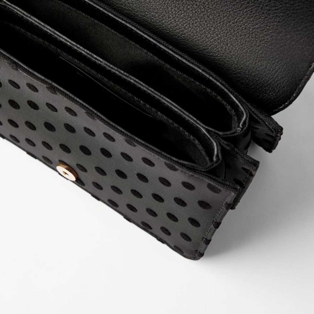 Zara Polka Dot Crossbody Bag - Picture 5 of 5